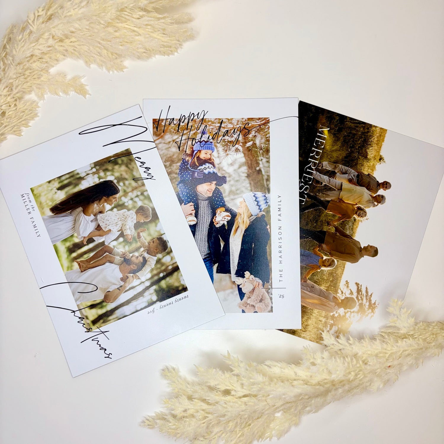 Custom Christmas Card Magnets