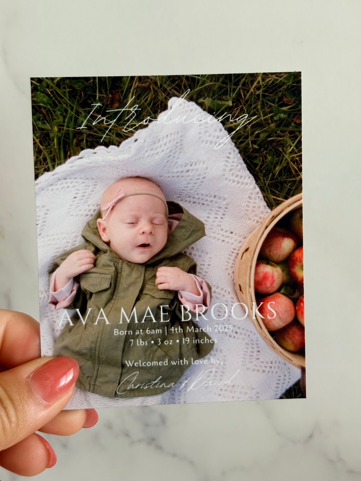 Baby Announcement Magnet Collection