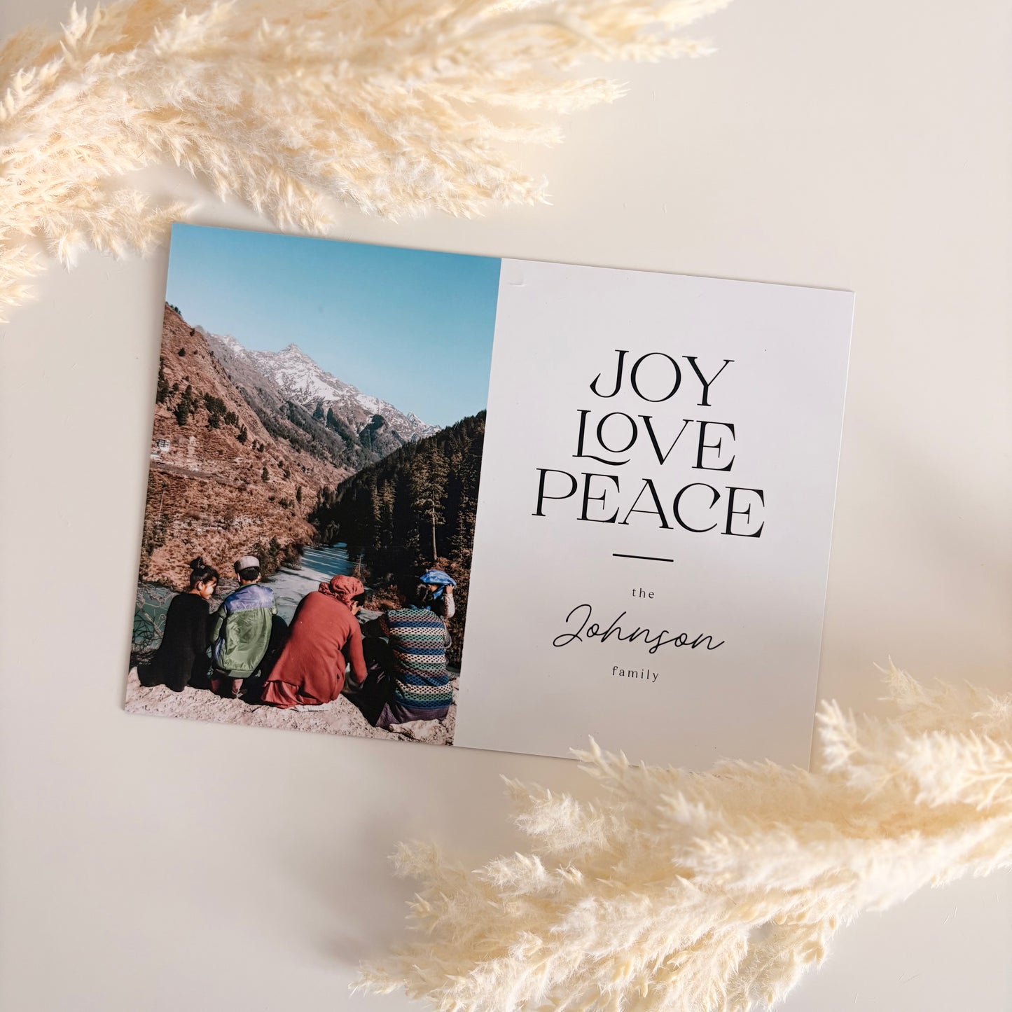 Custom Christmas Card Magnets