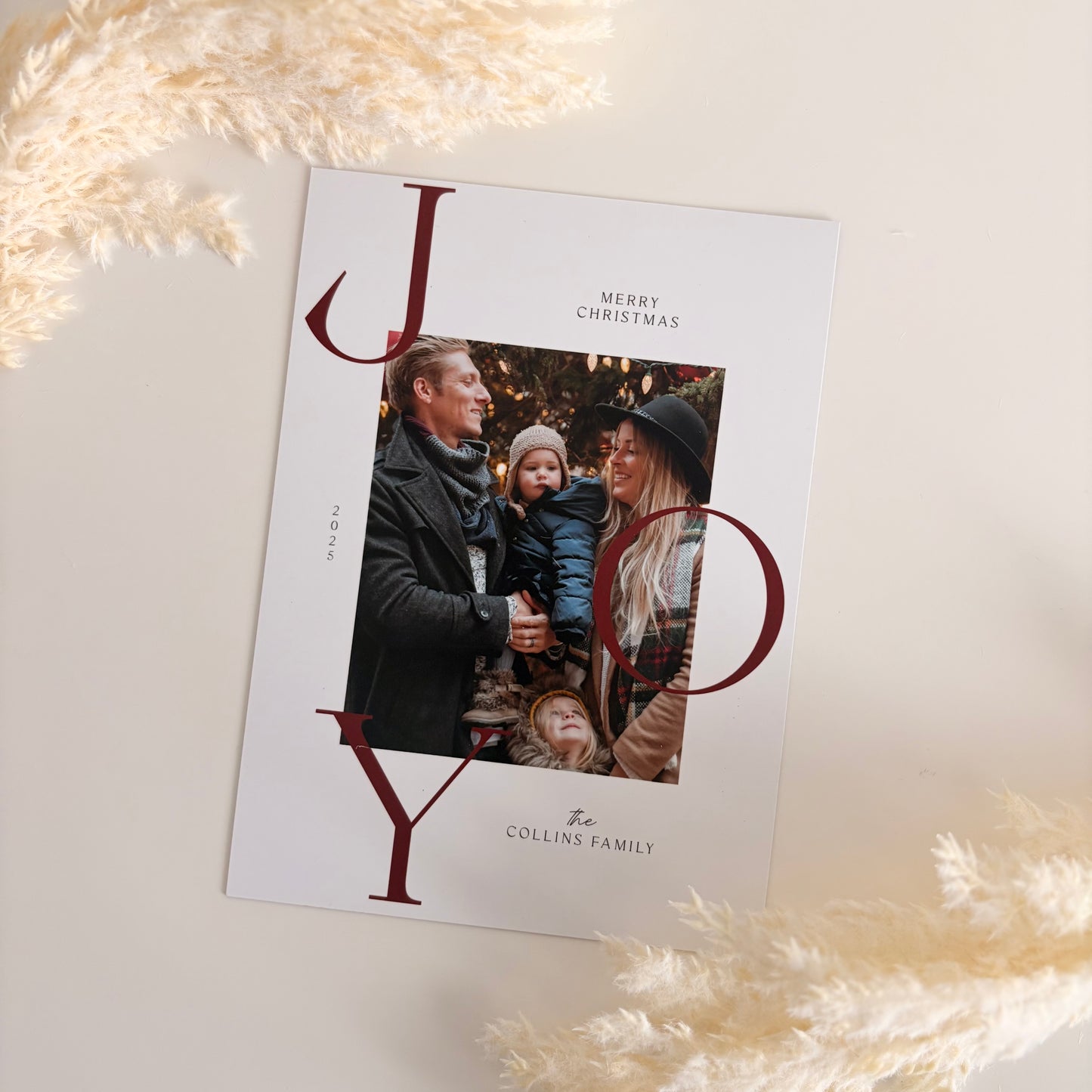 Custom Christmas Card Magnets