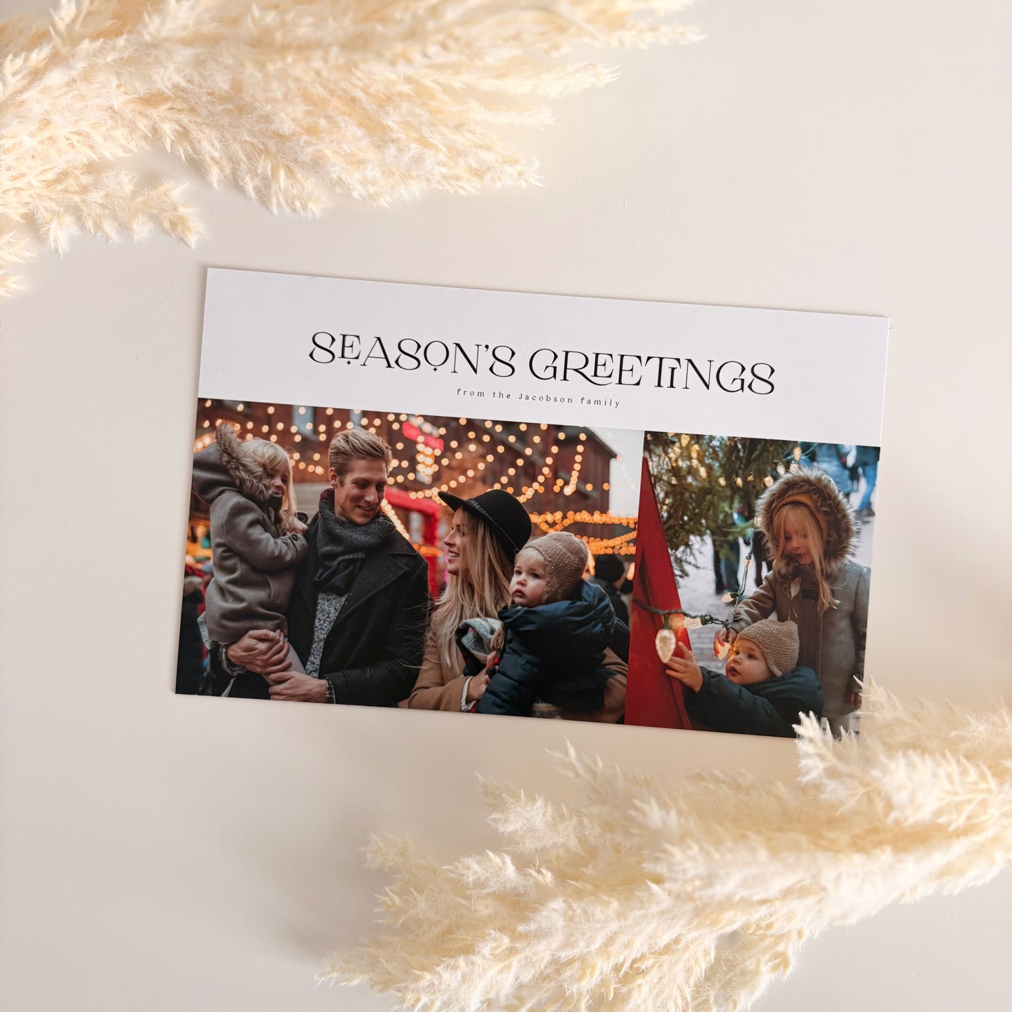 Custom Christmas Card Magnets