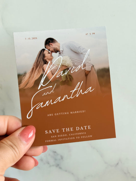 Save the Date Magnet: Signature Romance