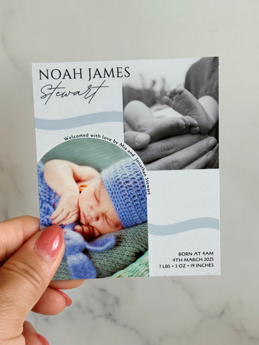 Baby Announcement Magnet: Little Story