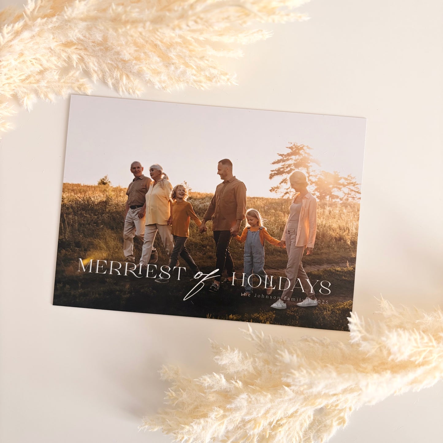 Custom Christmas Card Magnets