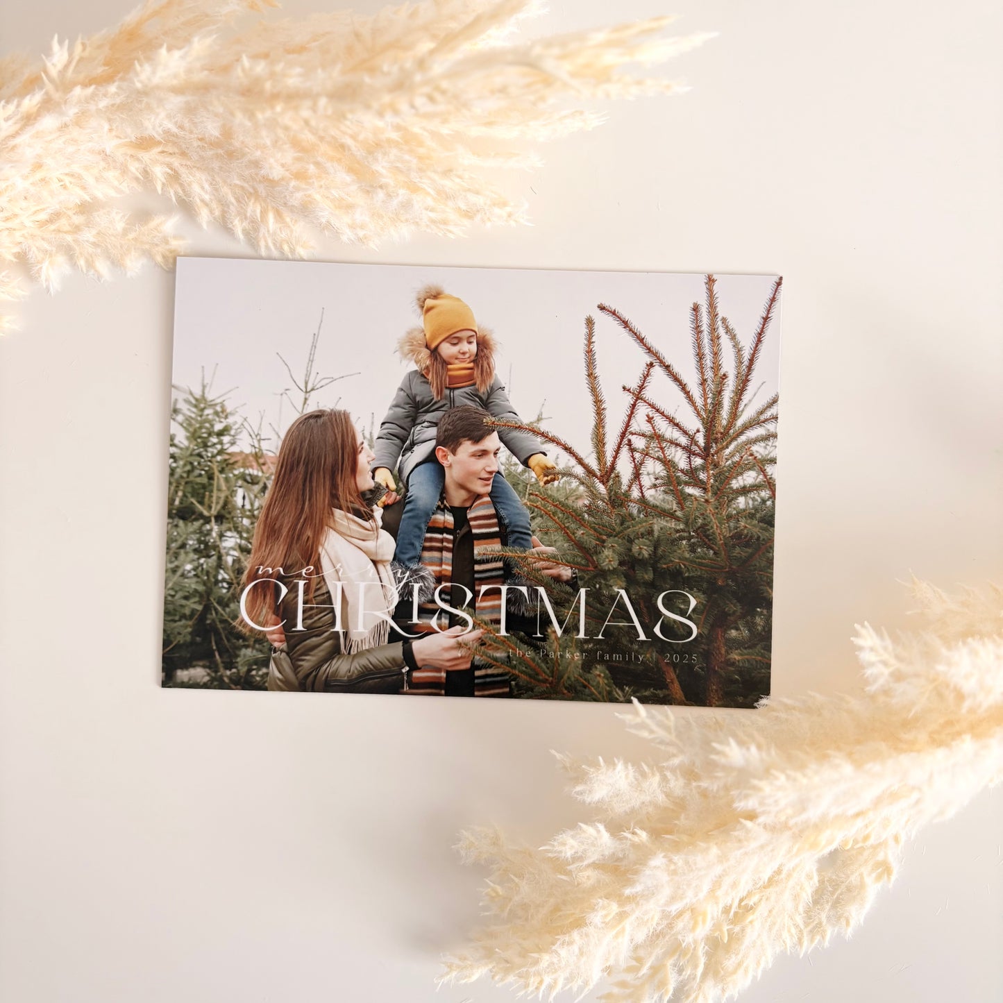 Custom Christmas Card Magnets