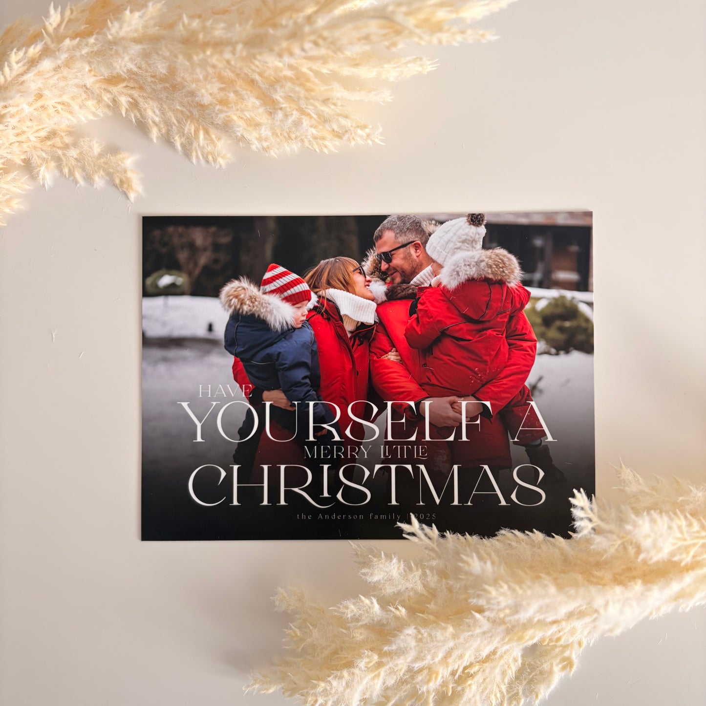 Custom Christmas Card Magnets