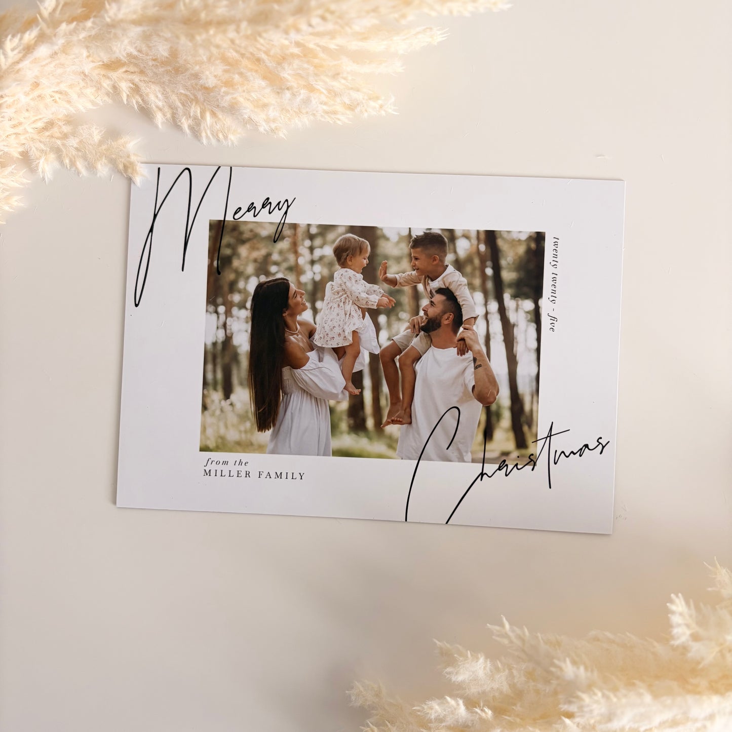 Custom Christmas Card Magnets