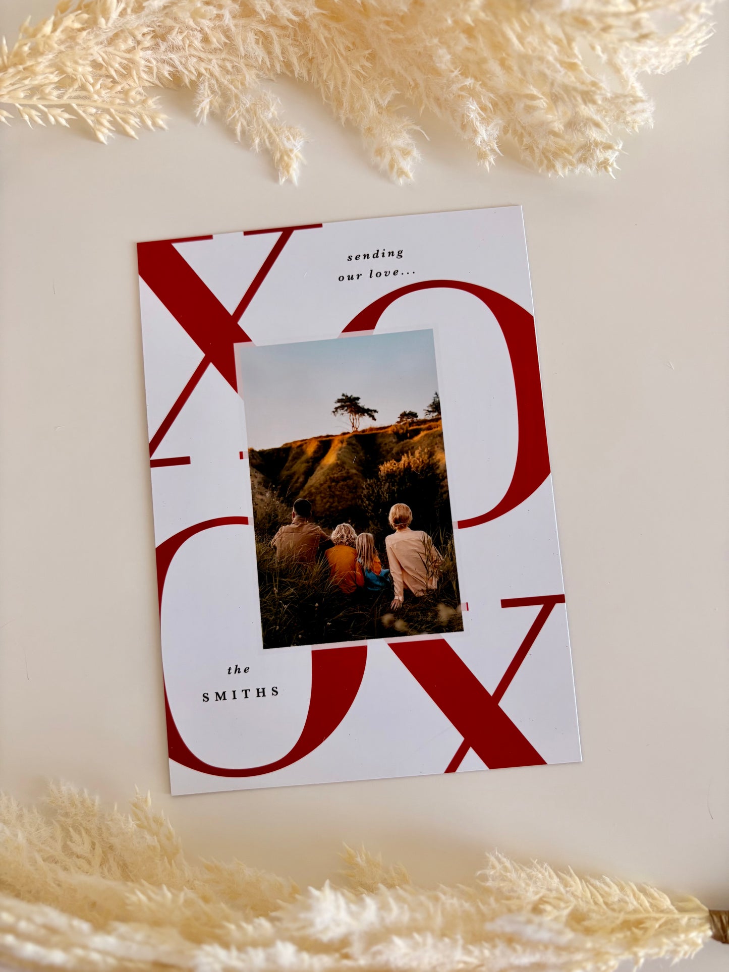 XOXO Valentine's Day Photo Magnet