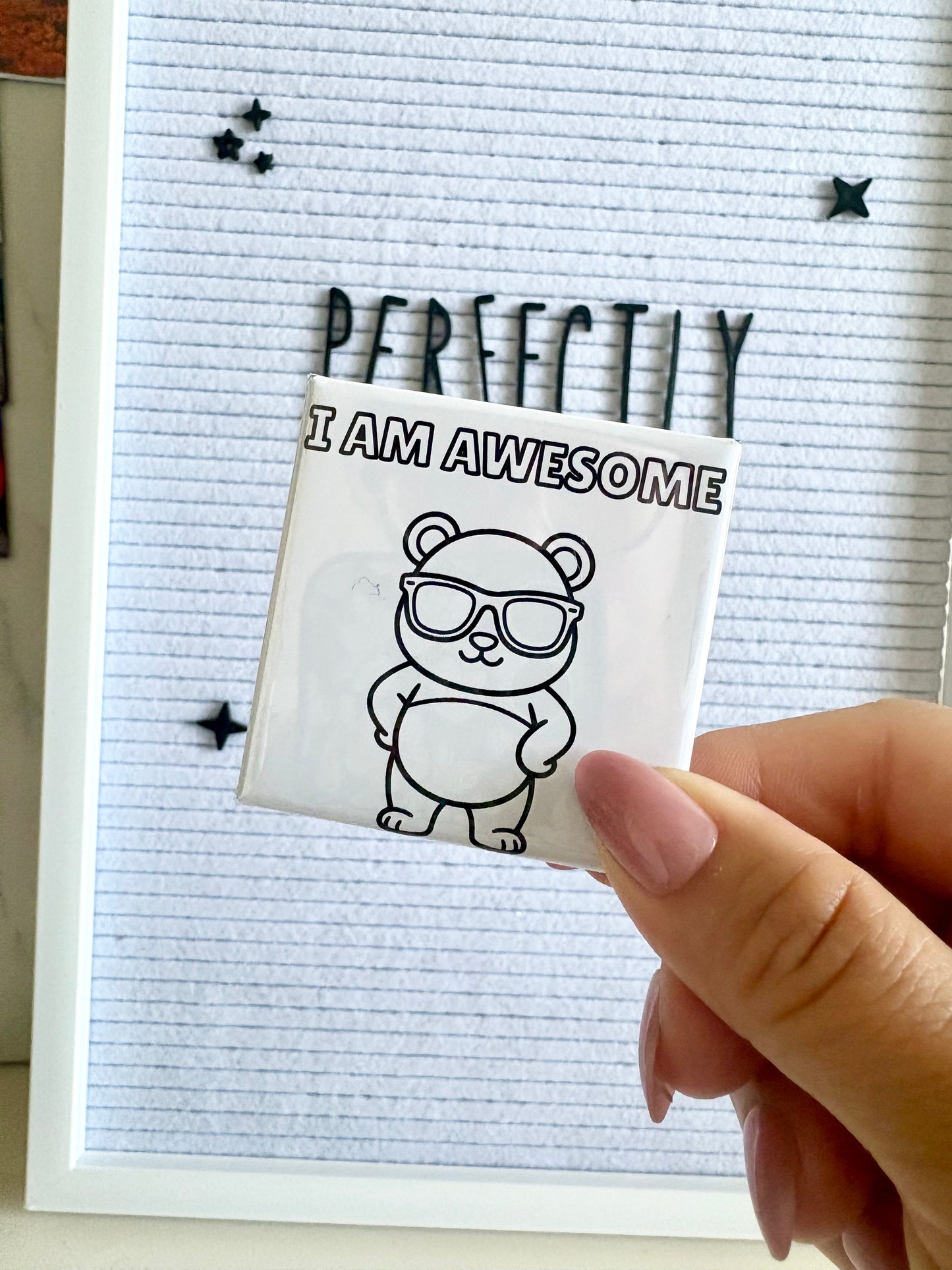 Color-My-Magnet Kit 🎨 - Kids Affirmations - Set of 9