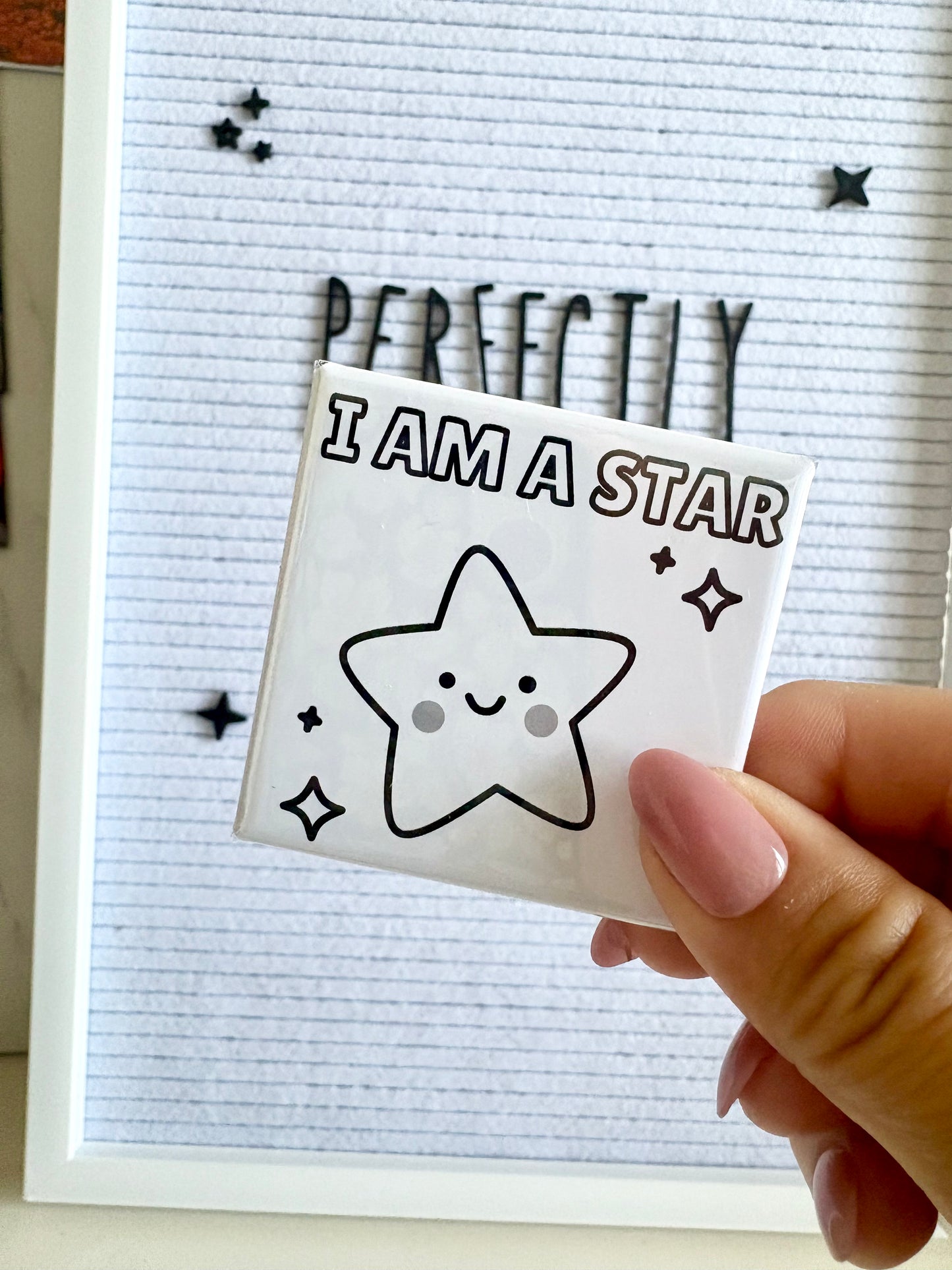 Color-My-Magnet Kit 🎨 - Kids Affirmations - Set of 9