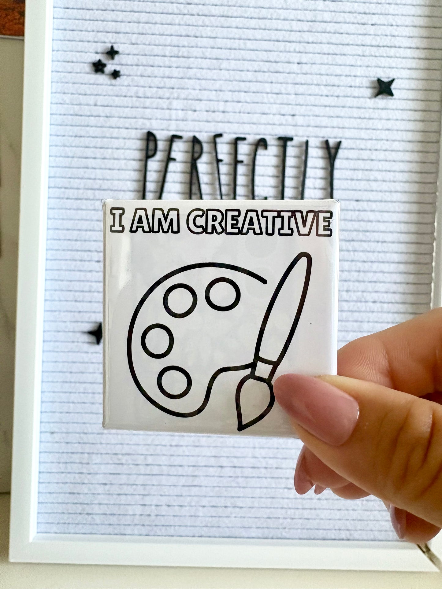Color-My-Magnet Kit 🎨 - Kids Affirmations - Set of 6