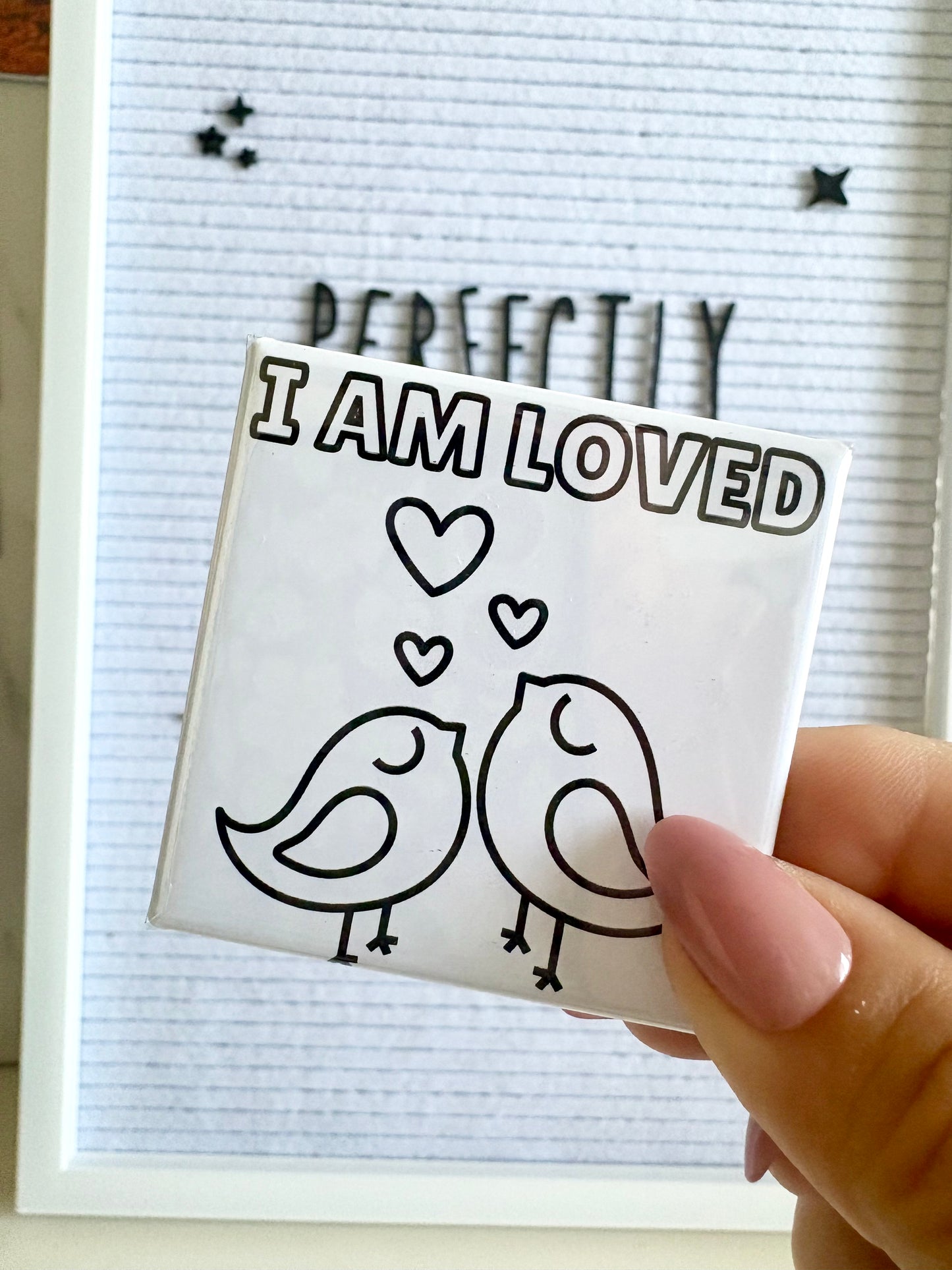 Color-My-Magnet Kit 🎨 - Kids Affirmations - Set of 9